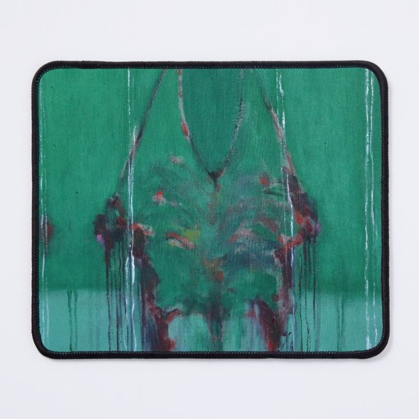 Item preview, Emerald Green Abstract Figure Magenta Face Painting designed and sold by Gela Mikava.