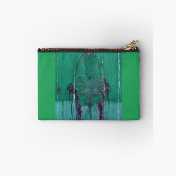 Item preview, Emerald Green Abstract Figure Magenta Face Painting designed and sold by Gela Mikava.
