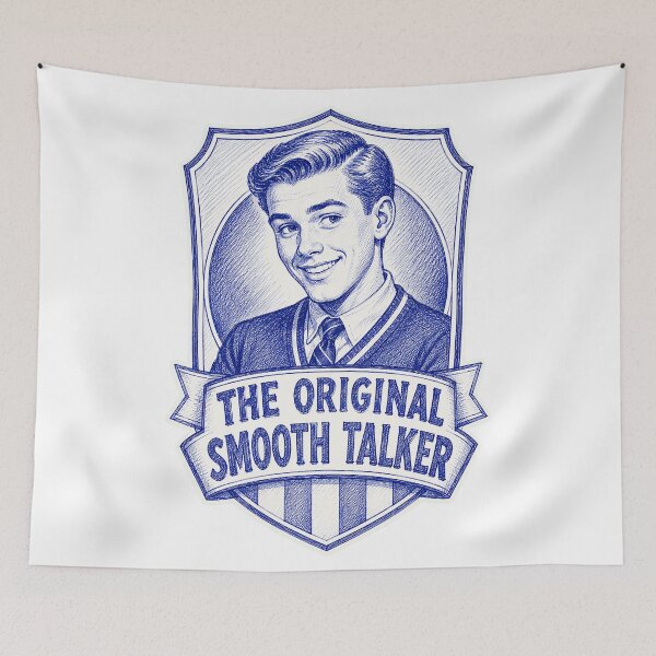 Item preview, Eddie Haskell – The Original Smooth Talker designed and sold by Snarky Threads.
