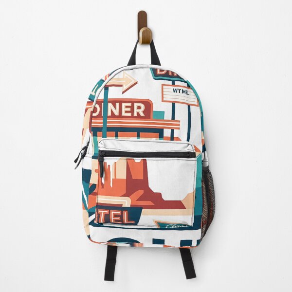 Item preview, Historic Route 66 Travel Souvenir - Classic Car & Desert Road Trip Art designed and sold by OzzFrequency.