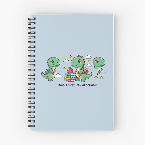 Item preview, Dino First Day of School Cute Dinosaur Sticker designed and sold by lailakhalaf.