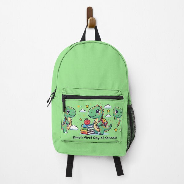 Item preview, Dino First Day of School Cute Dinosaur Sticker designed and sold by lailakhalaf.