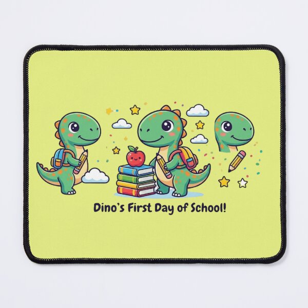 Item preview, Dino First Day of School Cute Dinosaur Sticker designed and sold by lailakhalaf.