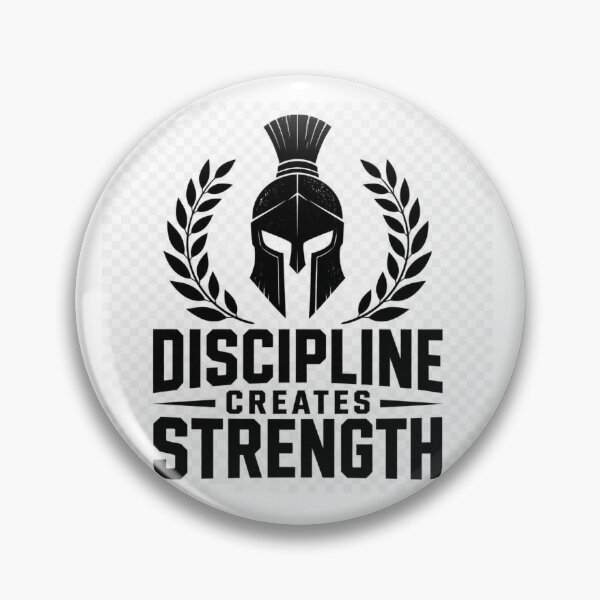 Item preview, Discipline Creates Strength Motivational Quote T-Shirt | Growth & Success Mindset Design designed and sold by Paltooproducts.