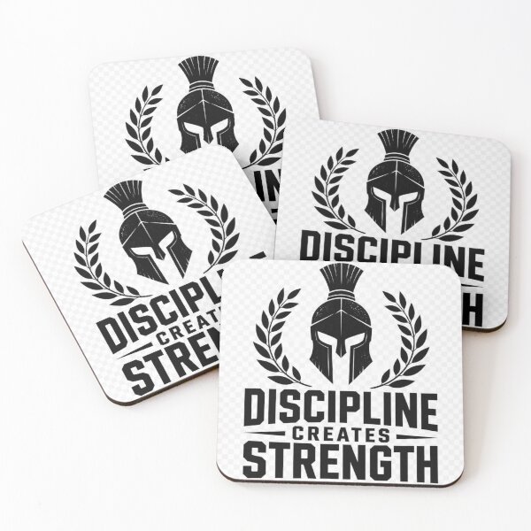 Item preview, Discipline Creates Strength Motivational Quote T-Shirt | Growth & Success Mindset Design designed and sold by Paltooproducts.