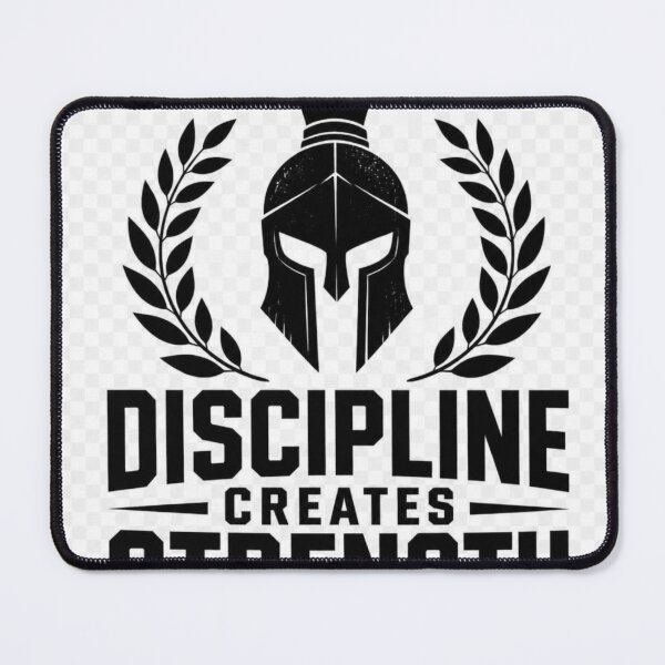 Item preview, Discipline Creates Strength Motivational Quote T-Shirt | Growth & Success Mindset Design designed and sold by Paltooproducts.