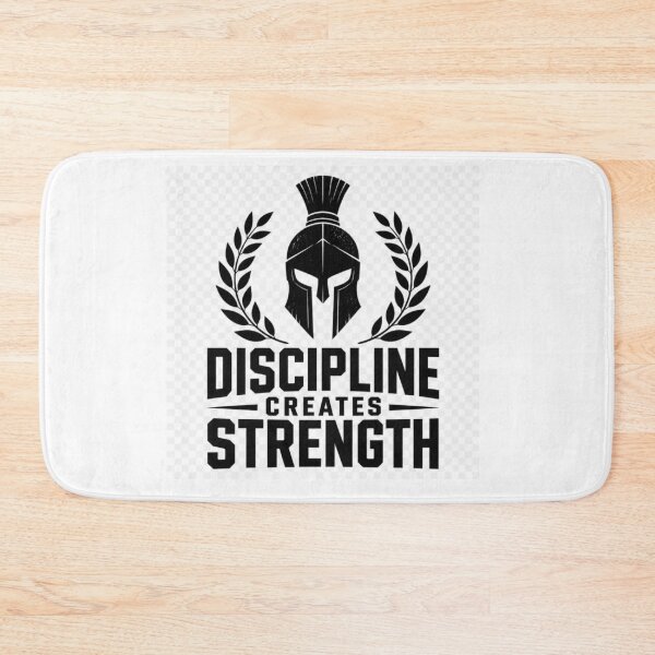 Item preview, Discipline Creates Strength Motivational Quote T-Shirt | Growth & Success Mindset Design designed and sold by Paltooproducts.