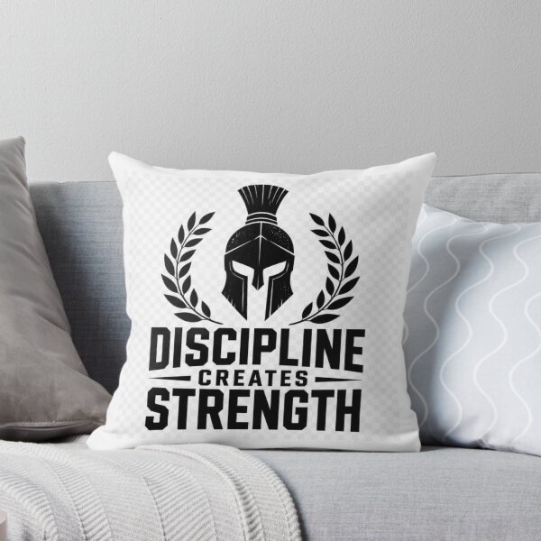Item preview, Discipline Creates Strength Motivational Quote T-Shirt | Growth & Success Mindset Design designed and sold by Paltooproducts.