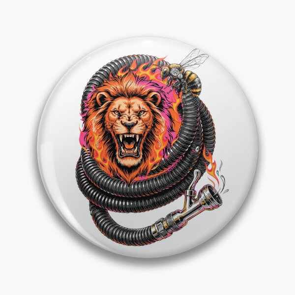 Item preview, Flaming Lion & Bee Tee v1 designed and sold by DarylWelsh2024.
