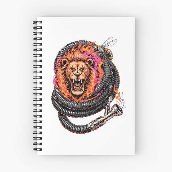 Item preview, Flaming Lion & Bee Tee v1 designed and sold by DarylWelsh2024.