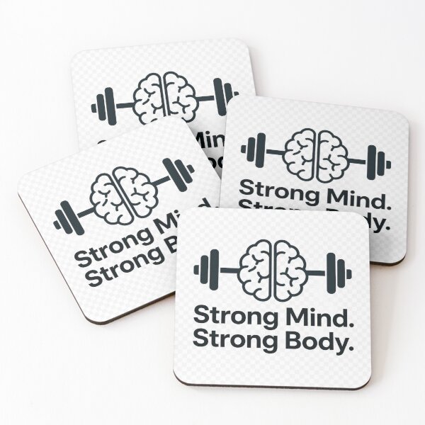 Item preview, Strong Mind Strong Body Motivational Quote T-Shirt | Fitness & Mental Strength Design designed and sold by Paltooproducts.