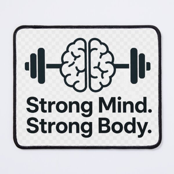 Item preview, Strong Mind Strong Body Motivational Quote T-Shirt | Fitness & Mental Strength Design designed and sold by Paltooproducts.