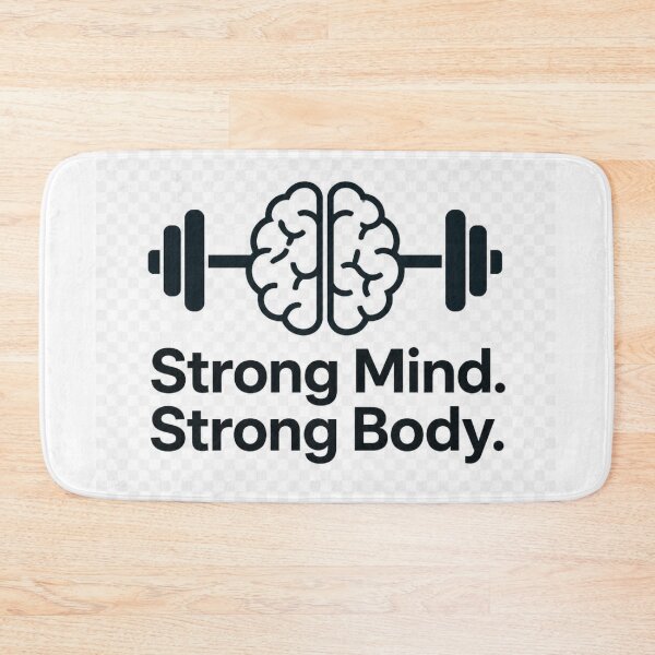 Item preview, Strong Mind Strong Body Motivational Quote T-Shirt | Fitness & Mental Strength Design designed and sold by Paltooproducts.