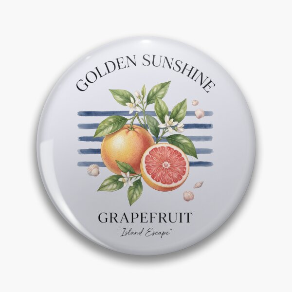 Item preview, Golden Sunshine – Grapefruit Citrus Design designed and sold by Sea Gem.