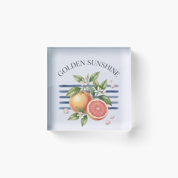 Item preview, Golden Sunshine – Grapefruit Citrus Design designed and sold by Sea Gem.
