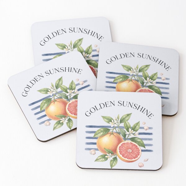 Item preview, Golden Sunshine – Grapefruit Citrus Design designed and sold by Sea Gem.