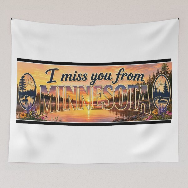 Item preview, Minnesota Sunrise Across the Miles designed and sold by BlissBlvdShop.