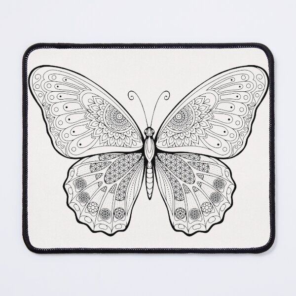 Item preview, Intricate Mandala Butterfly SVG | Zentangle Butterfly PNG | Boho Butterfly T-Shirt Design designed and sold by Artistry Tee Co.