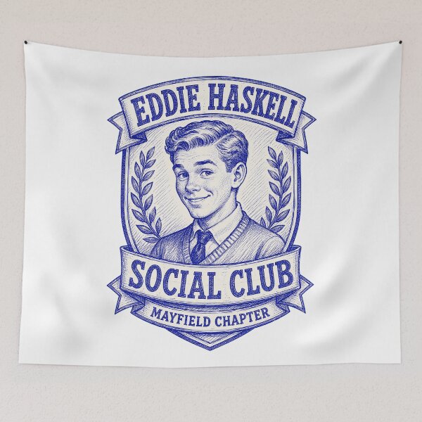 Item preview, Eddie Haskell Social Club – Mayfield Chapter designed and sold by Snarky Threads.