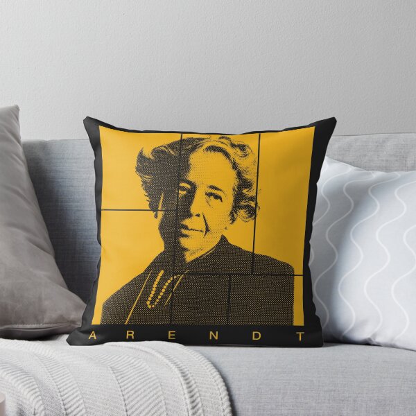 Item preview, Hannah Arendt halftone mondrian style portrait designed and sold by CMYKStudio.