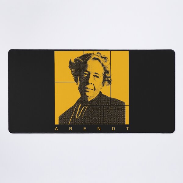 Item preview, Hannah Arendt halftone mondrian style portrait designed and sold by CMYKStudio.
