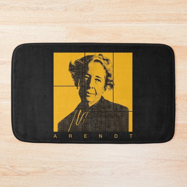 Item preview, Hannah Arendt halftone mondrian style portrait designed and sold by CMYKStudio.