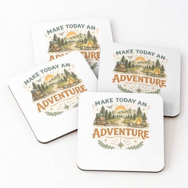 Item preview, Make Today an Adventure | Vintage Outdoor Camping Design designed and sold by ✨ Daily Vibe Studio ✨.