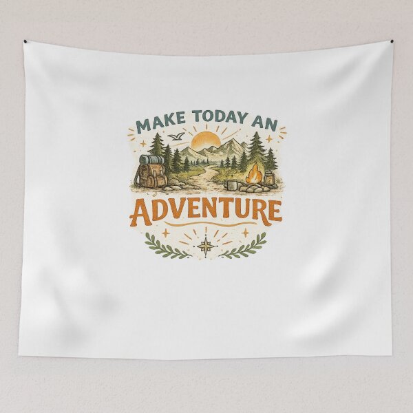 Item preview, Make Today an Adventure | Vintage Outdoor Camping Design designed and sold by ✨ Daily Vibe Studio ✨.