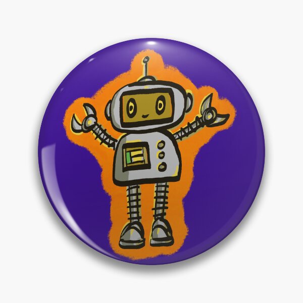 Artikelvorschau, Fröhlicher Roboter entworfen und verkauft von SombreroDoodles.