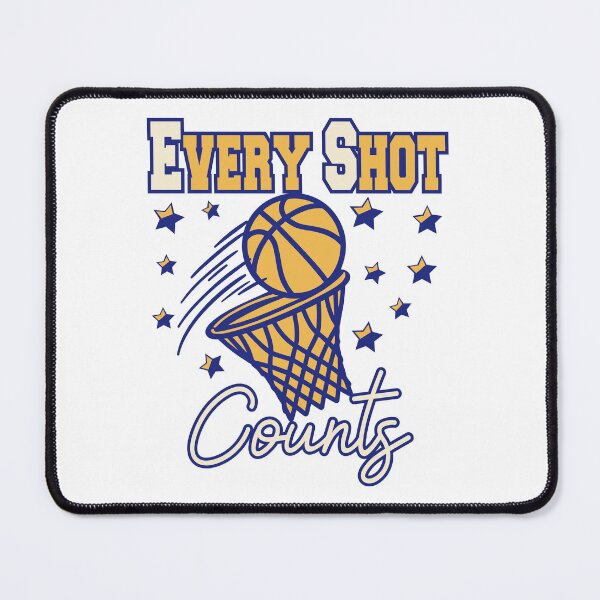 Item preview, Every Shot Counts – Retro Varsity Basketball Design designed and sold by THROUGH-LIFE.