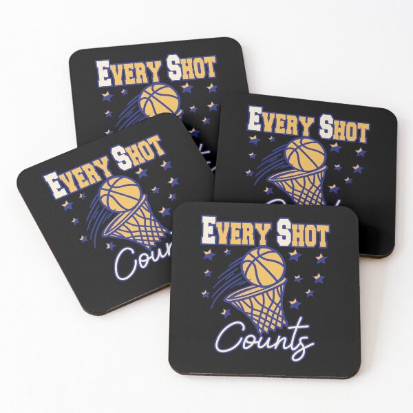 Item preview, Every Shot Counts – Retro Varsity Basketball Design designed and sold by THROUGH-LIFE.