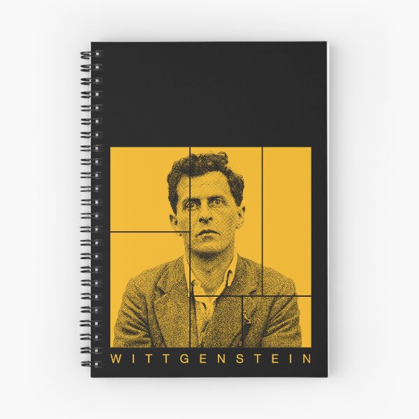 Item preview, Ludwig Wittgenstein halftone mondrian style portrait designed and sold by CMYKStudio.
