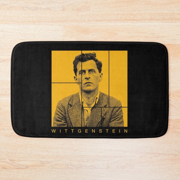 Item preview, Ludwig Wittgenstein halftone mondrian style portrait designed and sold by CMYKStudio.