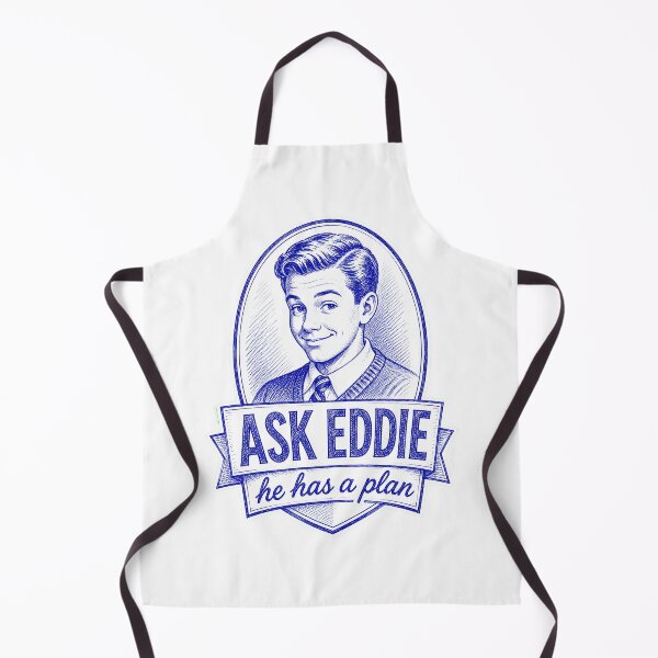 Item preview, Ask Eddie – He Has a Plan | Eddie Haskell Retro Design designed and sold by Snarky Threads.
