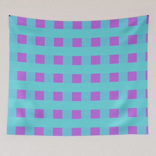 Item preview, Purple and turquoise squares pattern  designed and sold by Blooom313.