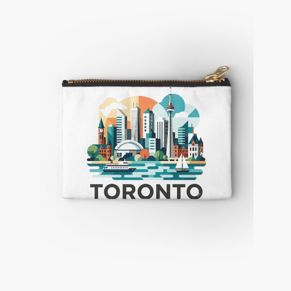 Item preview, Toronto Canada Travel Souvenir - CN Tower & Waterfront Skyline Art designed and sold by OzzFrequency.