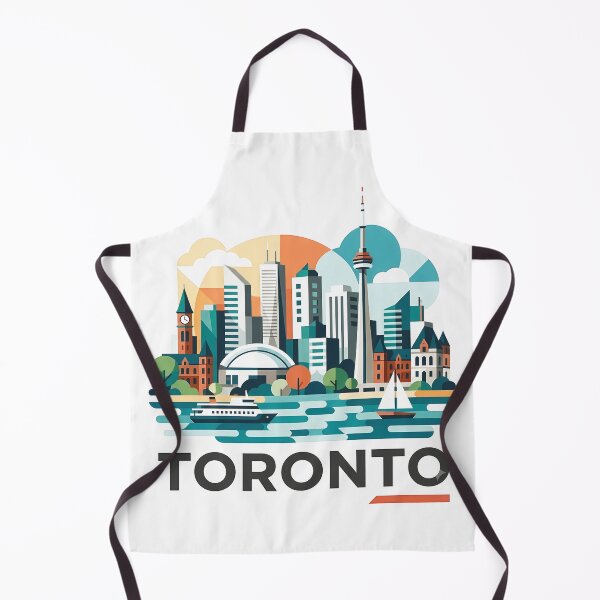 Item preview, Toronto Canada Travel Souvenir - CN Tower & Waterfront Skyline Art designed and sold by OzzFrequency.