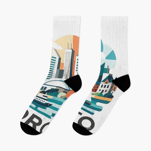Item preview, Toronto Canada Travel Souvenir - CN Tower & Waterfront Skyline Art designed and sold by OzzFrequency.