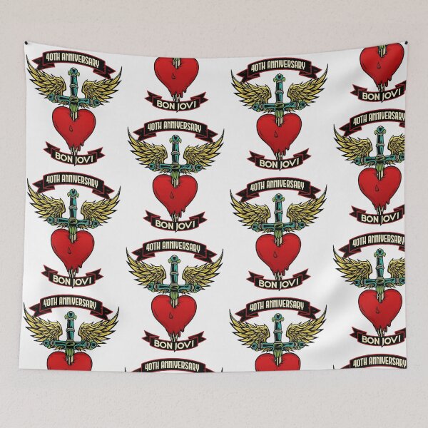 Item preview, Bon Jovi Heart Dagger – 40th Anniversary designed and sold by Breannarts.