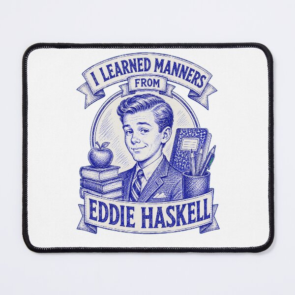 Item preview, I Learned Manners From Eddie Haskell – Classic TV Humor designed and sold by Snarky Threads.