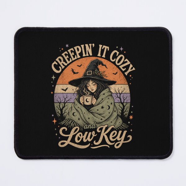 Item preview, Creepin' It Cozy Low Key Witch Halloween Fall Vibes designed and sold by StuckOnTees.