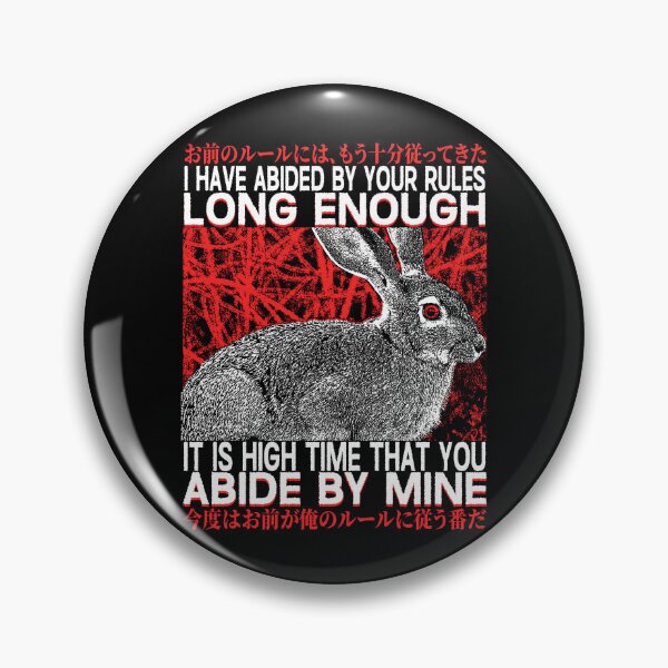 Item preview, I have abided by your rules long enough Hare designed and sold by VintageMedatsu.