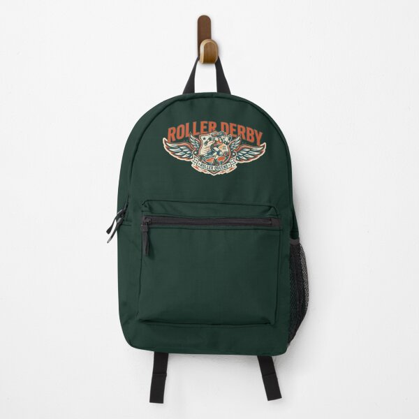Item preview, Roller Derby Roller Queens Winged Vintage Quad Skater Crest designed and sold by KiwiRider.