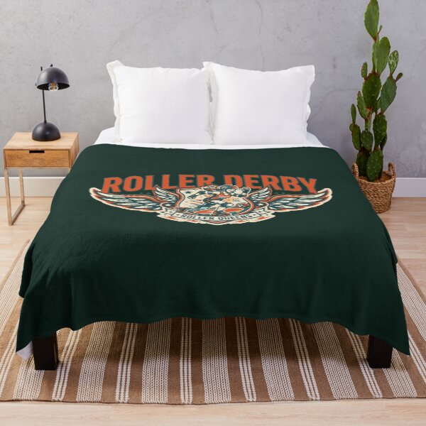 Item preview, Roller Derby Roller Queens Winged Vintage Quad Skater Crest designed and sold by KiwiRider.
