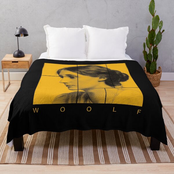 Item preview, Virgina Woolf halftone mondrian style portrait designed and sold by CMYKStudio.