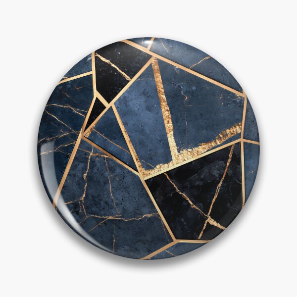 Item preview, Navy Gold Geometric Marble Elegant Abstract designed and sold by FrostyFrisby.