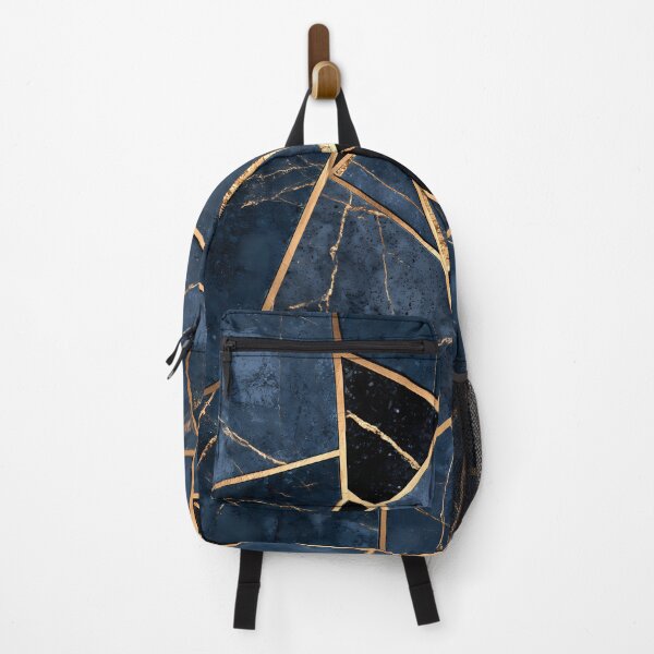Item preview, Navy Gold Geometric Marble Elegant Abstract designed and sold by FrostyFrisby.