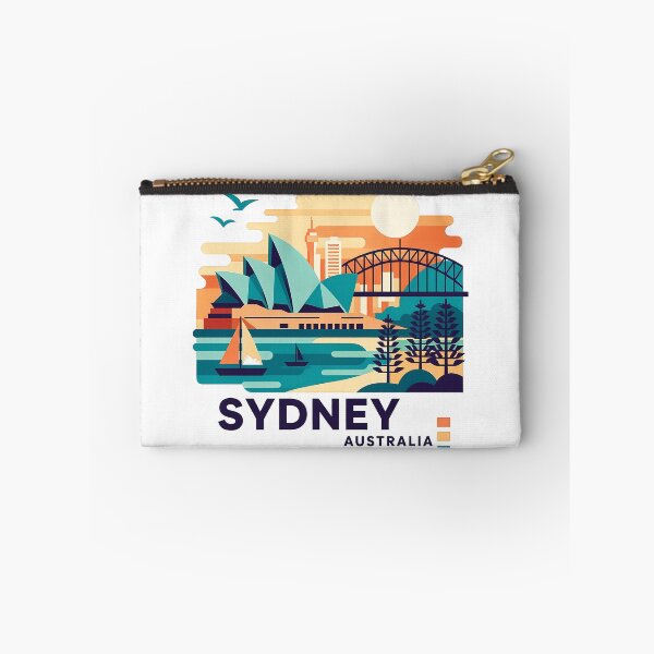 Item preview, Sydney Australia Travel Souvenir - Opera House & Harbour Bridge Art designed and sold by OzzFrequency.