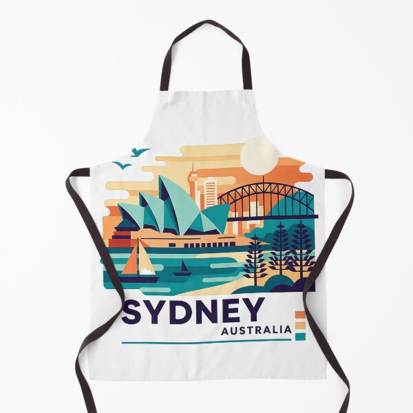 Item preview, Sydney Australia Travel Souvenir - Opera House & Harbour Bridge Art designed and sold by OzzFrequency.