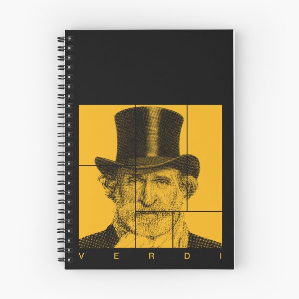 Item preview, Giuseppe Verdi halftone mondrian style portrait designed and sold by CMYKStudio.